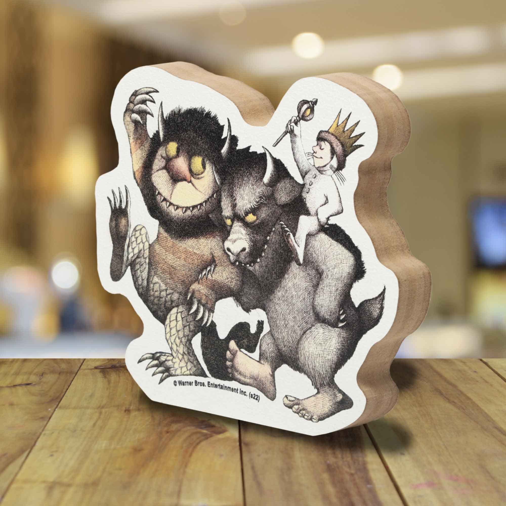 Amazon.com: Open Road Brands Where The Wild Things are Wood Block